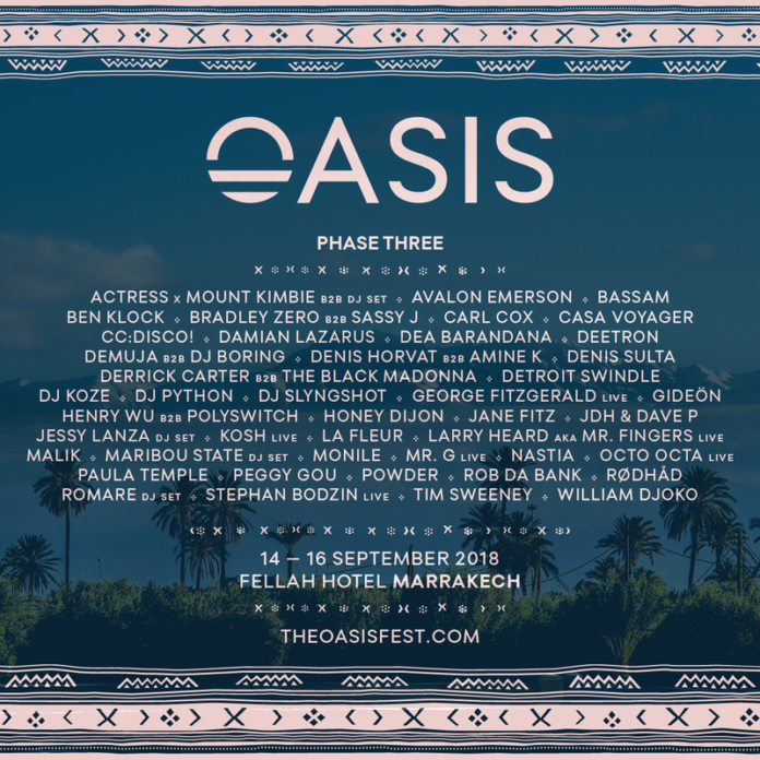 Oasis Festival 2018