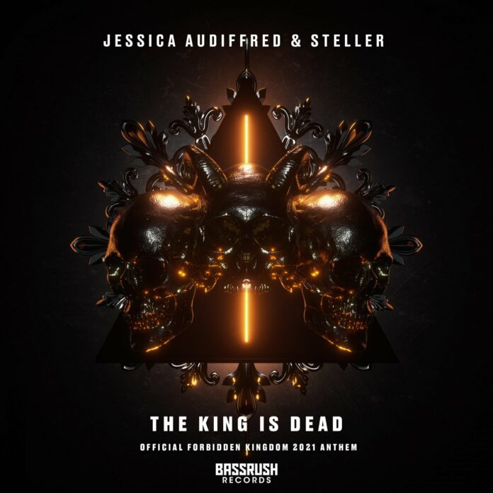 "Jessica Audiffred & Steller - The King Is Dead" is OUT NOW! This new Jessica Audiffred music is the Official Forbidden Kingdom 2021 Anthem!