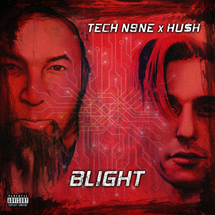 "Tech N9ne x Hu$h - Blight" is OUT NOW! The long awaited new Tech N9ne album for Dubstep / DnB fans is a savage EDM RAP release!