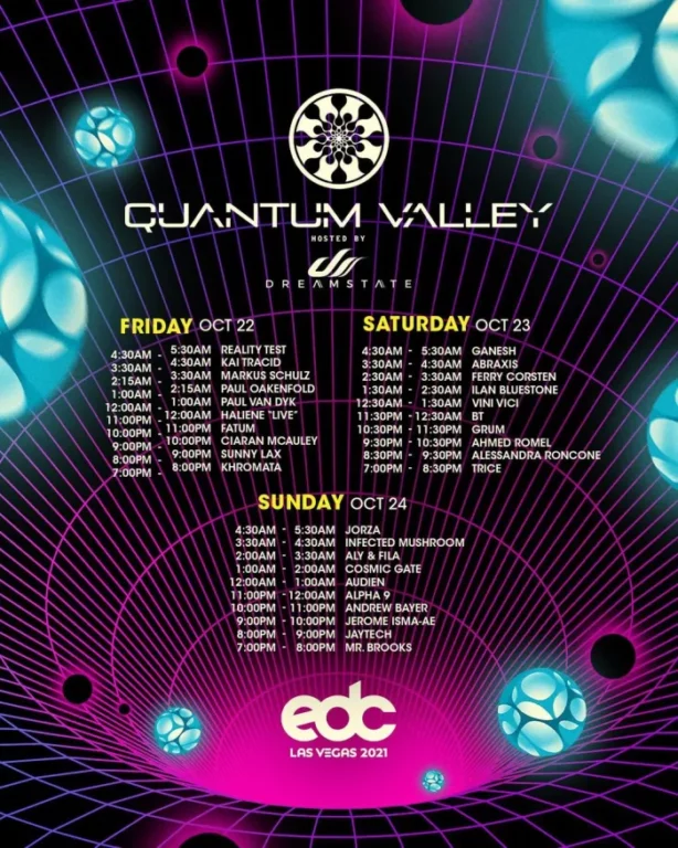 EDC Las Vegas 2021 Quantum Valley Stage