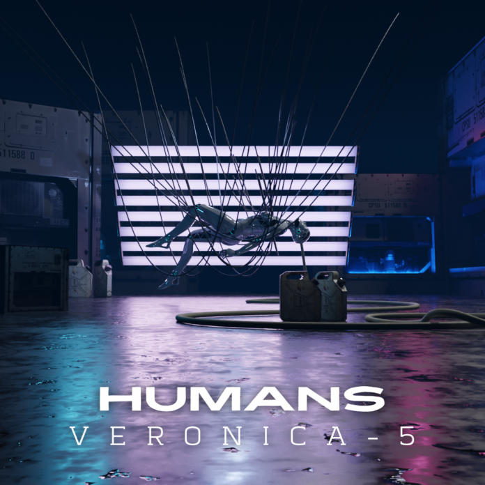 VERONICA-5 - Humans is OUT NOW! This futuristic Big Room Techno music release is the new song by the AI humanoid VERONICA-5 of the Pleiades!