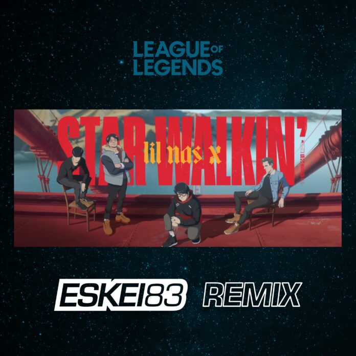 Lil Nas X - Star Walkin [Eskei83 DnB Remix] is OUT NOW! This DnB remix of the League of Legends Worlds theme by Lil Nas X is a FREE DOWNLOAD!