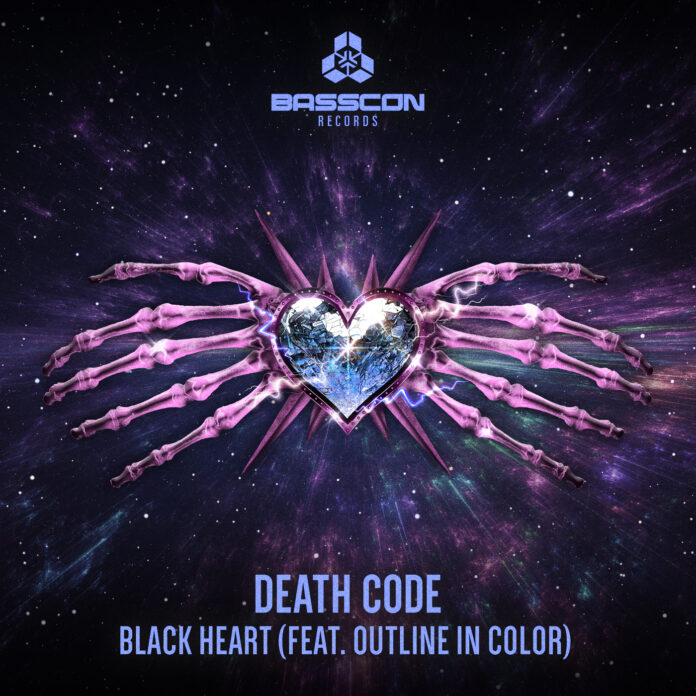 The new DEATH CODE & Outline In Color 2023 song Black Heart brings an intense blend of Heavy Metal & Hardcore / Hard Dance music to Basscon!