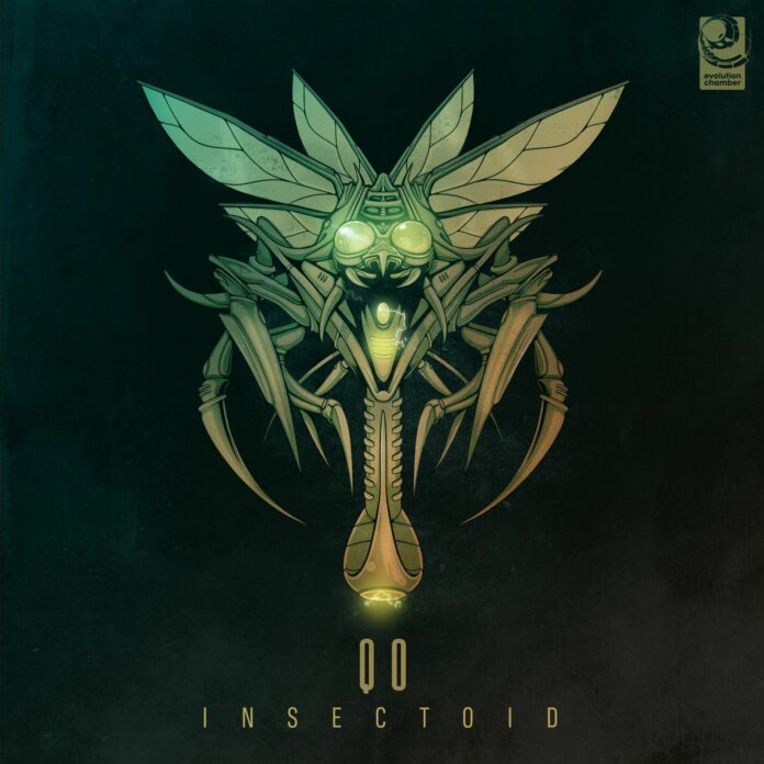 The new Qo 2023 DnB song Insectoid brings a dark & relentless peak time Neuro Drum and Bass music sound to Evolution Chamber!