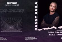 Deep Root Underground presents Danny Avila, Cody Chase, Yazz, and Mua @ Superior Ingredients, New York on September 29, 2023!